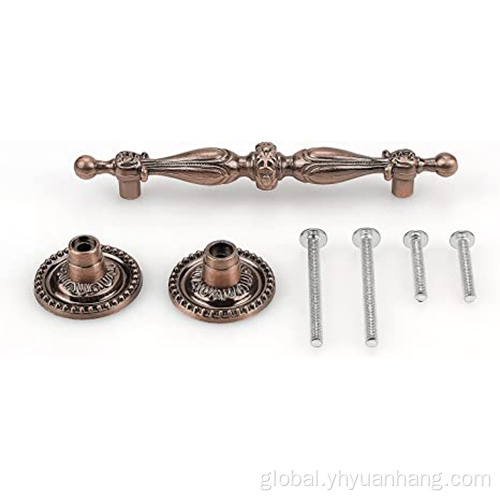 Hardware Material Vintage Style Antique Copper Drawer Pulls Supplier